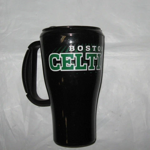 NBA BOSTON CELTICS  16 OZ PLASTIC OMEGA TRAVEL MUG NEW Cover