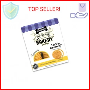 Three Dog Bakery Lick'n Crunch Sandwich Cookies Premium Dog Treats with No Artif - Picture 1 of 2