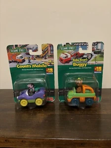 Sesame Street Diecast Vehicle Lot Count’s Mobile Baby Bear’s Buggy Fisher Price - Picture 1 of 6