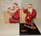 Vtg 1991 Christmas Clothtique Santa Claus - Plotting His Course - Original Box