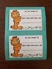Vintage Garfield 1978 "Hi My Name Is ... But You Can Call Me.." Naklejki Partia 15