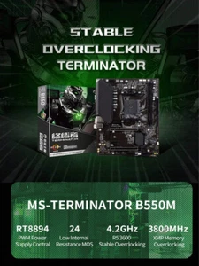MAXSUN Terminator B550M Motherboard AMD Socket AM4 NEW - Picture 1 of 9
