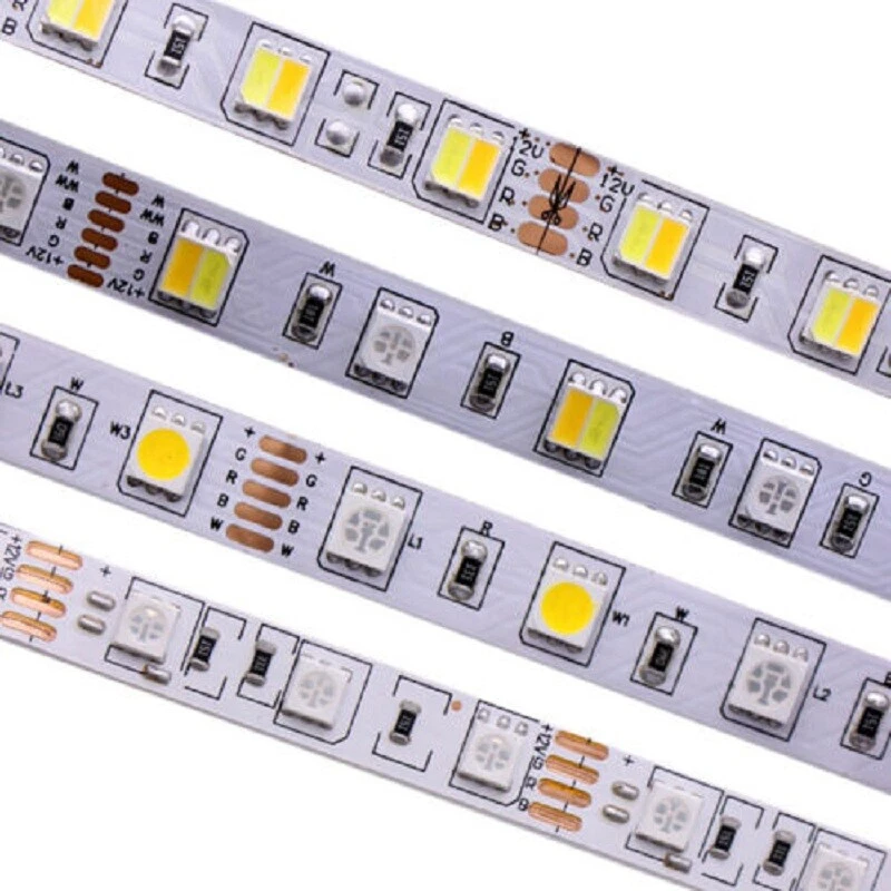 DC 12V-24V SMD 5050 RGB LED Strip Waterproof CCT RGBW RGBWW string light 5m - Image 1 of 4