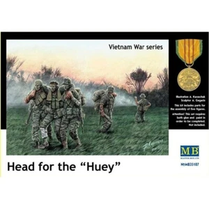 Kit de figuras escala MASTER BOX MB35107 1:35 serie Guerra de Vietnam: Head of the Huey - Imagen 1 de 22