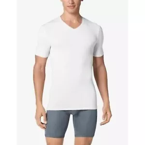 Tommy John Cotton Basics T-Shirt Undershirt V-Neck White Size S, M, L,XL - Picture 1 of 3