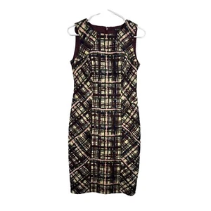 Brooks Brothers Gr. 2 kariertes Etuikleid Baumwollmischung mehrfarbig - Bild 1 von 7