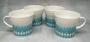 4 tazas/tazas de café Noritake BAHAMA imagen más joven ¡COMO NUEVAS!! - Imagen 1 de 2