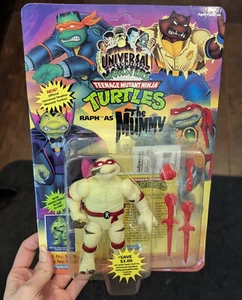 Universal Studio Monsters Raph As The Mummy TMNT Playmates 1993 Nuevo Sellado - Imagen 1 de 7