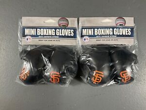 San Francisco Giants Mini Boxing Gloves W/ Hanging String MLB Baseball LOT OF 2