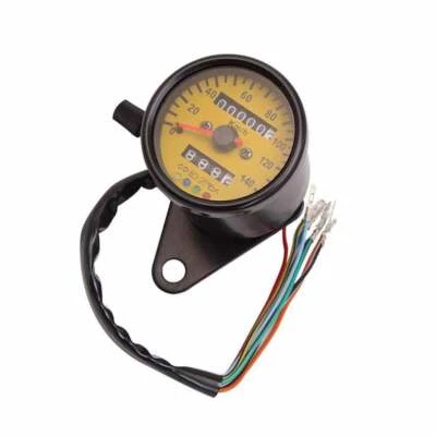 Luz LED Universal Moto Odómetro Velocímetro KMH Tacómetro Medidor Velocímetro Foto 1 de 4