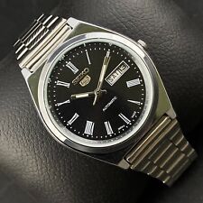 Vintage Seiko 5 Automatic 17 Jewels Cal.6309A Day Date Men's Wrist Watch WF08