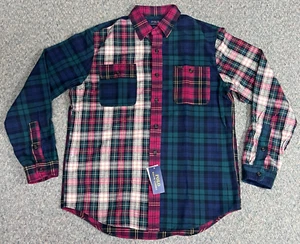 Polo Ralph Lauren Classic Fit Plaid Oxford Fun Shirt Men's Size Large Button Up - Picture 1 of 17