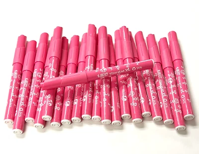25 BIC Kids Visacolor XL Coloring Markers Marker Pens PINK NEW 25 Count - Image 1 of 2
