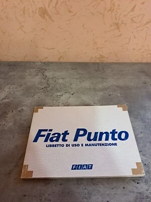 LIBRETTO USO E MANUTENZIONE FIAT PUNTO - Immagine 1 di 4