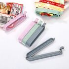 24Pcs Plastic Bag Clips Colorful Elastic Buckle Package Bag Clamp  Kitchen Tool