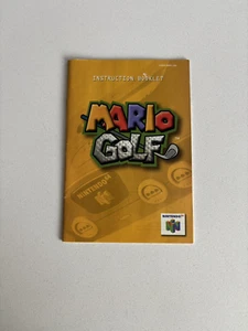 Mario Golf Nintendo 64 N64 Instruction Manual Booklet ONLY - Picture 1 of 5