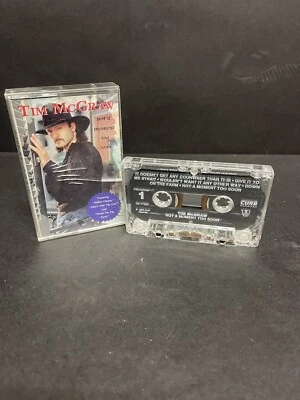  Tim McGraw Not a Moment Too Soon Cassette Tape with case - Image 1 of 2