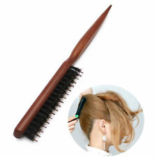 Professional Salon Teasing Back Hair Brushes Wood Slim Line Comb HairbruUL _cu