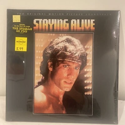 Staying Alive Movie Soundtrack Vinyl Record LP Album Sealed New Mint - Image 1 of 4