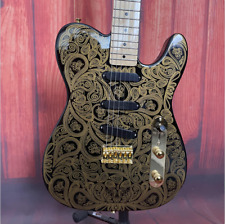 TL Electric Guitar James Burton Gold SSS Pickups Maple Fretboard Free Shipping