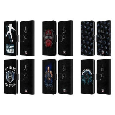 OFFICIAL WWE 2017 ROMAN REIGNS LEATHER BOOK WALLET CASE COVER FOR SONY PHONES 1 - Image 1 of 4