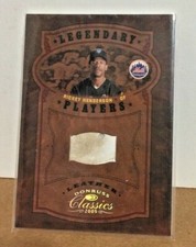 Rickey Henderson 2005 Donruss Classics Legendary Players Leather Glove #5/25 SP