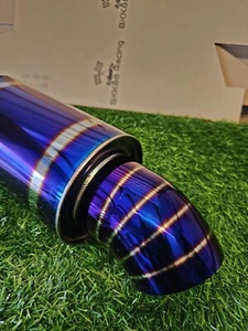 Car Exhaust Muffler Turndown Tip 2.5inlet And 3.0outler Brand New - Picture 1 of 19