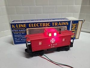 K-line O Gauge K6138 Santa Fe ATSF #6138 Caboose Illuminated Working In Box LN - Picture 1 of 16