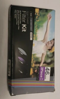 Vivitar VIV-FK3-46 3 Piece Filter Kit 46mm (Black) - Image 1 of 3