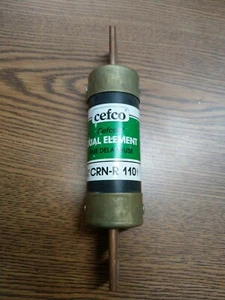 Cefco Klasse RK-5 250 V 200.000 AMPERE RMS Dual Element Zeitverzögerung Sicherung CRN-R-110 - Bild 1 von 7
