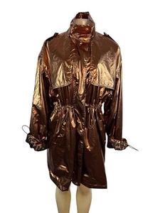 Lola Casademunt Women’s Copper Oversized Parka Jacket W/ Drawstring Waist Sz S/M - Picture 1 of 13