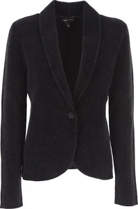 Blazer de chenilla con un solo botón Emporio Armani $495 | Negro | IT 48 US 12 - Imagen 1 de 17