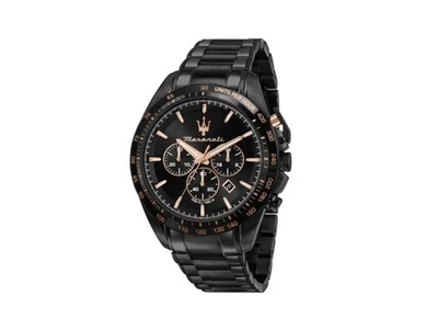 Maserati Traguardo Quartz Watch, PVD, Black, 45 mm, R8873612048 - Image 1 of 2