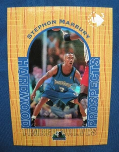 1997 UD UD3 Basketball Hardwood Prospects Stephon Marbury Timberwolves #2 - Picture 1 of 2