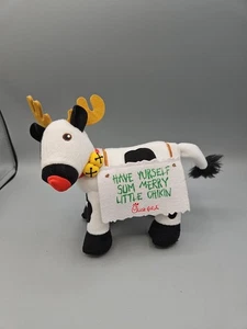 Peluche Chick-Fil-A Mucca Natale Rudolph "have yurself estate allegro chikin" - Foto 1 di 7
