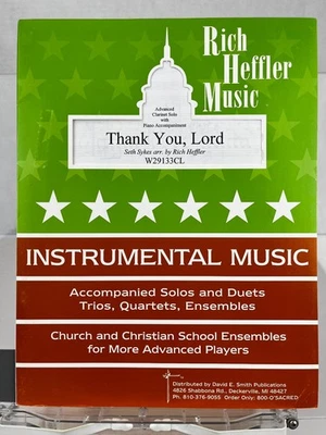Rich Heffler Thank You Lord Clarinet Solo Sheet Music Advanced Level - Image 1 of 4
