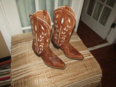 Botas vaqueras occidentales de cuero marrón amargo Ariat Sonora 8,5 B 10006310 Foto 1 de 4