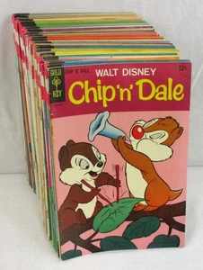 Lot of 58 Walt Disney Chip 'n' Dale Comics #1-80 Silver Bronze Age Gold Key 1967 - Picture 1 of 3