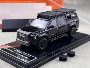 Camioneta pickup ZD GCD 1:64 negra Tundra MK3 XK70 TRD modelo profesional coche de metal fundido a presión - Imagen 1 de 9