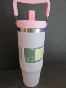 Adventuridge 30 Oz CARRY HANDLE Stainless Steel PINK/PURPLE Tumbler With Handle - Picture 1 of 6