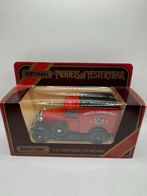 Matchbox Models Of Yesteryear Y-22 1930 Model "A" Ford Van Canadian Post 1984 - Image 1 of 3