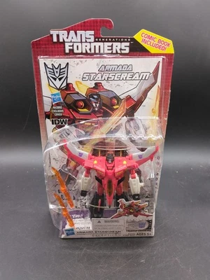 Transformers Generations ARMADA STARSCREAM w/ IDW COMIC BOOK Hasbro 2013  - Image 1 of 2
