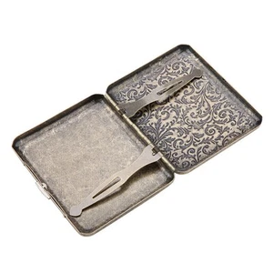 Conveniente Caja de Regalo Vintage Metal Clásico Hombre y Mujer Cigare tte Case - Imagen 1 de 11
