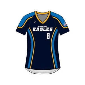 Champro SJSBJ22S2 SAMPLE JUICE V-Neck Short Sleeve Fitted Jersey - Picture 1 of 2