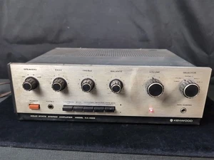 Amplificador estéreo de estado sólido Kenwood KA-4002 de colección ENCIENDE SIN PROBAR - Imagen 1 de 9