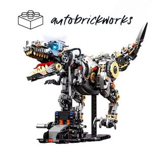 Building Blocks Semi-Mechanical Dinosaur Assembly Building Bricks - 1268 Pcs UK - Picture 1 of 8