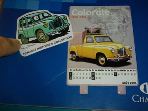 Renault Prairie Colorale Pick Up Kalender Aufkleber - Bild 1 von 1