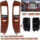 Pair Air vent Outlet A/C For Toyota Land Cruiser Prado 120 Lexus GX470 2003-2009