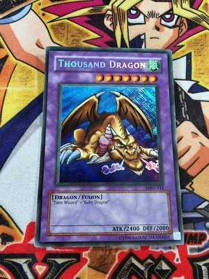 Thousand Dragon mrd-143 *MISPRINT - REVERSE* Unltd Ed (NM+) Secret Rare Yu-Gi-Oh - Image 1 of 4