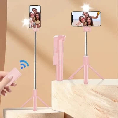 Anti-shake telescopic tripod easy to carry, fill light wireless remote control - Image 1 of 4